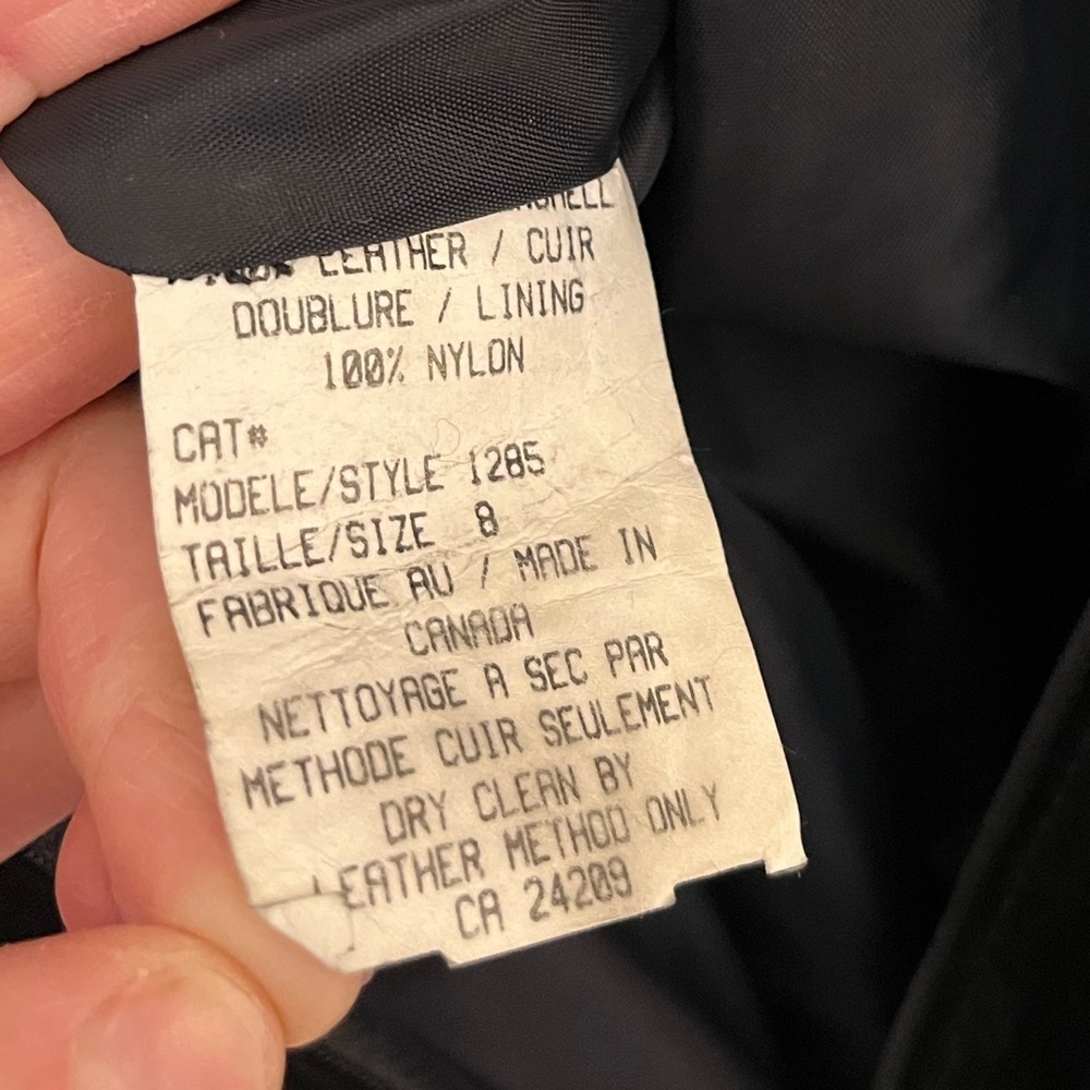 First in Leather Genuine Black Suede Dress Minimalist Structured Style Size 8 - Picture 9 of 10